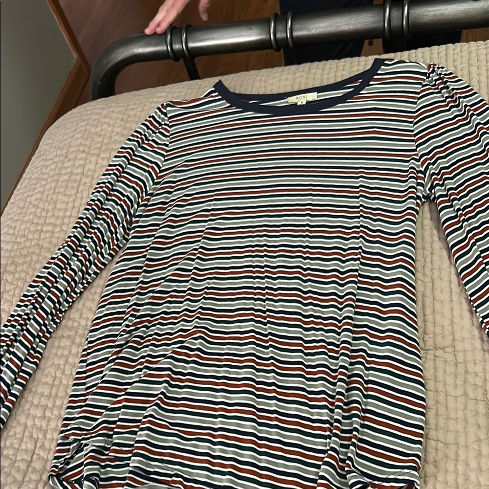 Striped Long Sleeve Top